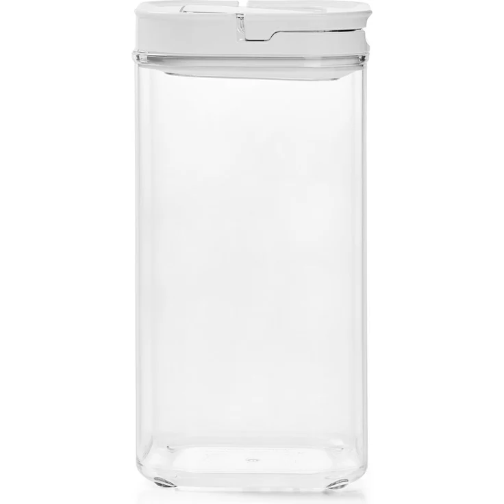 Homeware Vorratsdosen Set 8-tlg, Kunststoff klar, 22 x 31 x 13 cm, lebensmittelecht stapelbar – Bild 9