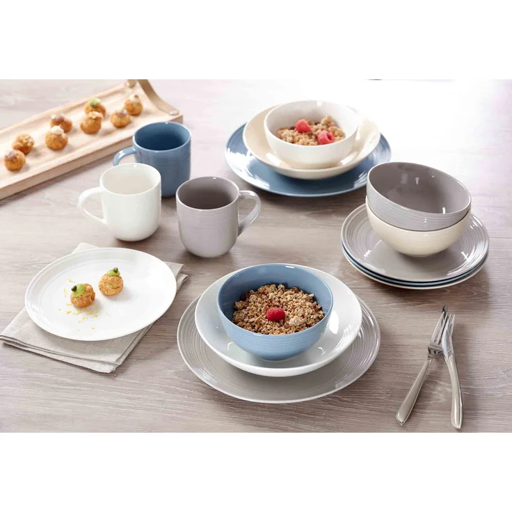 Ritzenhoff & Breker Levi Kaffeebecher 400 ml grau 6er Set – Bild 3