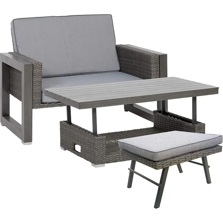 Greemotion Gartensofa mit Auflage grau