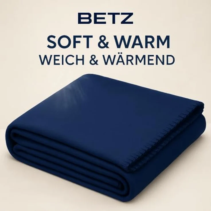 Wohndecke 4 Stück Fleecedecke Kuscheldecke Größe 130 x 170 cm, Betz – Bild 8