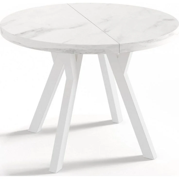 WFL GROUP Esstisch Twixy (erhältlich in 3 Größen – 90/100/100 cm, ausziehbar auf 170/150/200 cm), platzsparender Tisch für kleine Küche, Esszimmer oder Wohnzimmer – Bild 4