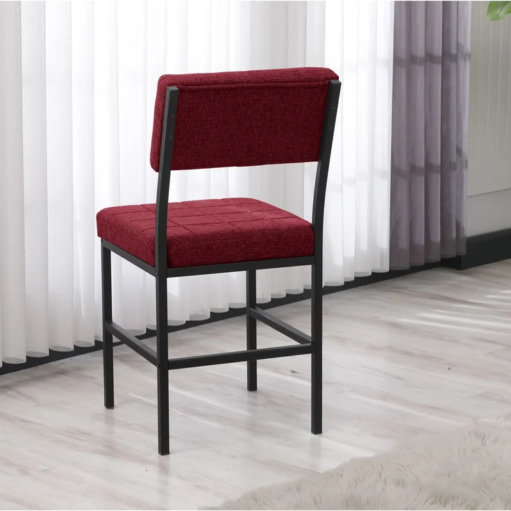 Skye Decor 'Dubai - Burgundy' Stuhl, Bordeaux, 40 x 82 x 40 cm – Bild 4