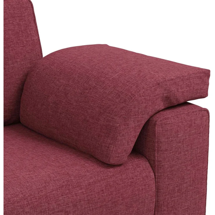 vidaXL 3-Sitzer-Sofa Weinrot 220 cm Stoff 4105240 – Bild 7