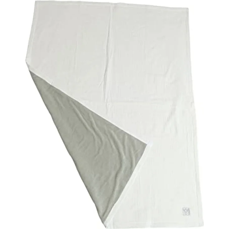 Kaiser 65310301 Playa Summer Blanket Musselin/Frottee atmungsaktive Babydecke Ganzjährig Neugeborene Kinderwagendecke Babyschalendecke Fb. vanille Ice – Bild 3