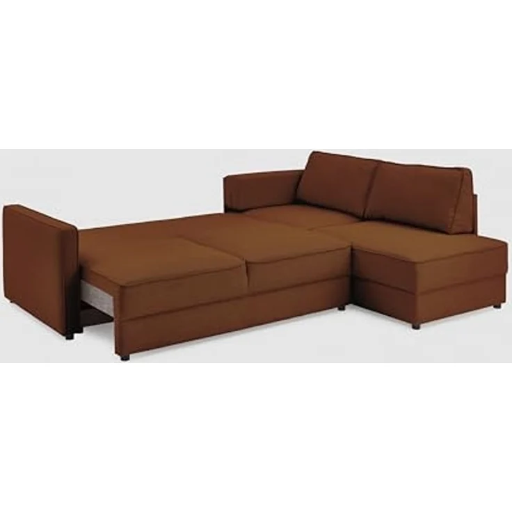 ATLANTIC home collection Eckgarnitur Chill, inkl. Schlaffunktion (ca. 135x230 cm), inkl. Bettkasten, frei im Raum stellbar, Wellenunterfederung, Ecke rechts – Bild 7