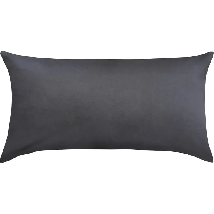 Traumschlaf 'Premium Interlock' Kissenbezug, Baumwolle, anthrazit, 40x80 cm
