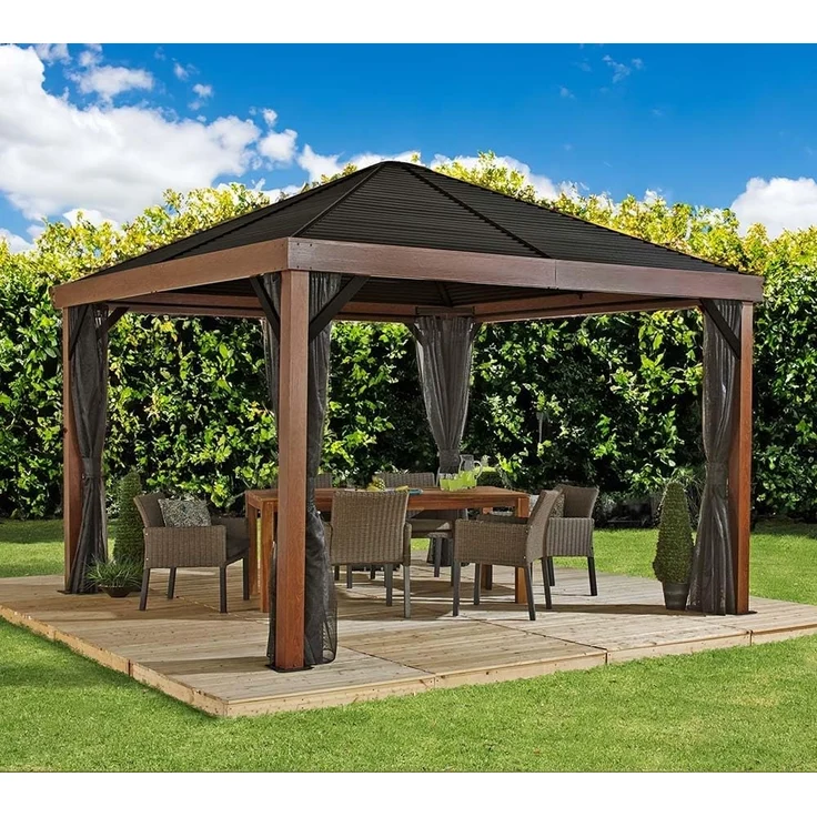 Sojag Aluminium Pavillon Valencia 1212 inkl. – Bild 5
