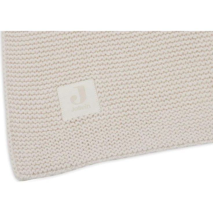 Jollein Babydecke - Basic Knit - 75 x 100 cm - Oat – Bild 3