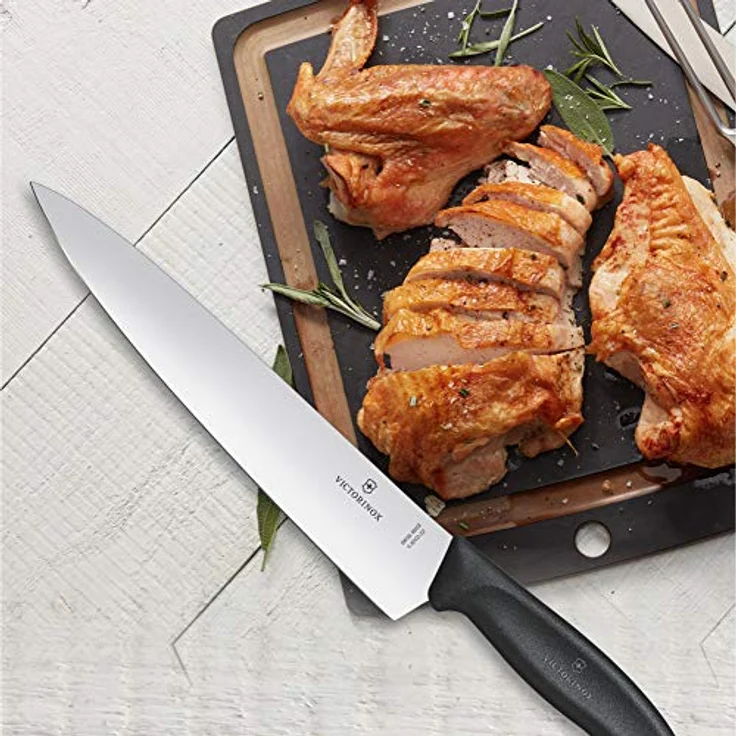 Victorinox Tranchiermesser SwissClassic Geschenkschachtel, Schwarz, 22 cm, 6. 8003. 22G – Bild 6