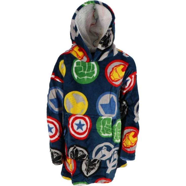 Avengers Decke Hoodie Warm Trendiges Design für Kinder im Alter von 7 bis 14 – Bild 1