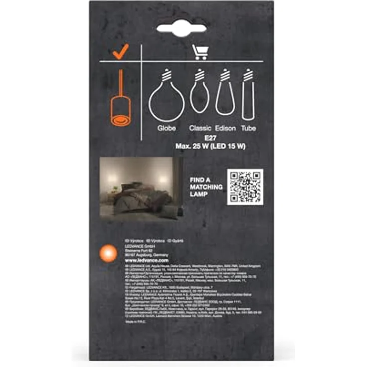 LEDVANCE LED Pendelleuchte "1906 NEEDLE PenduLum" E27 DG – Bild 8