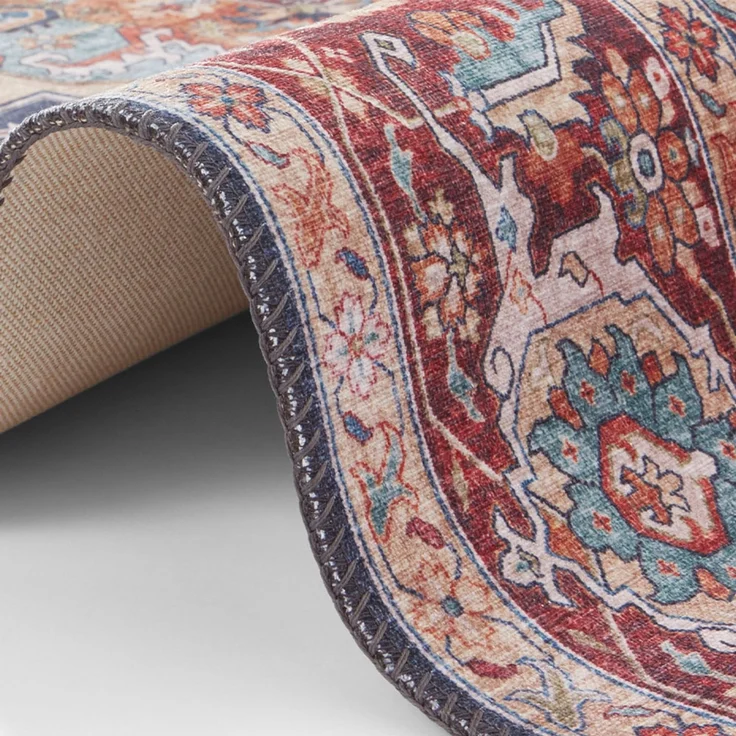 Vintage Teppich Sylla Indigoblau - 200 x 290 x 0 cm – Bild 4