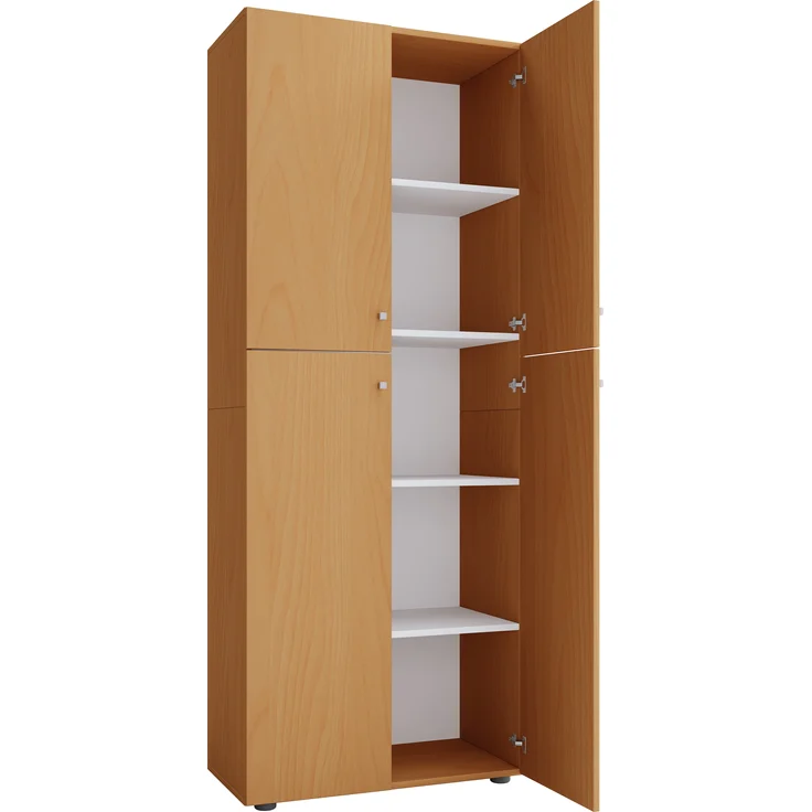 VCM Büroschrank Lona 914115 Buche B. 70 x H. 184 x T. 40 cm – Bild 2
