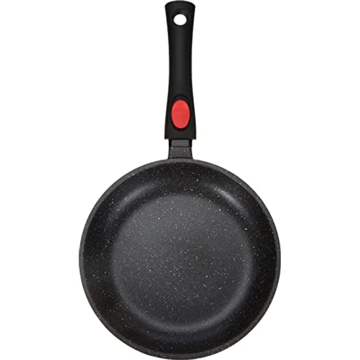 Kamberg – 0008021 – Pfanne 24 cm – Abnehmbarer Griff – Aluminiumguss – Beschichtung in Steinoptik – Für alle Herdarten, auch Induktion – PFOA‑frei – Bild 3