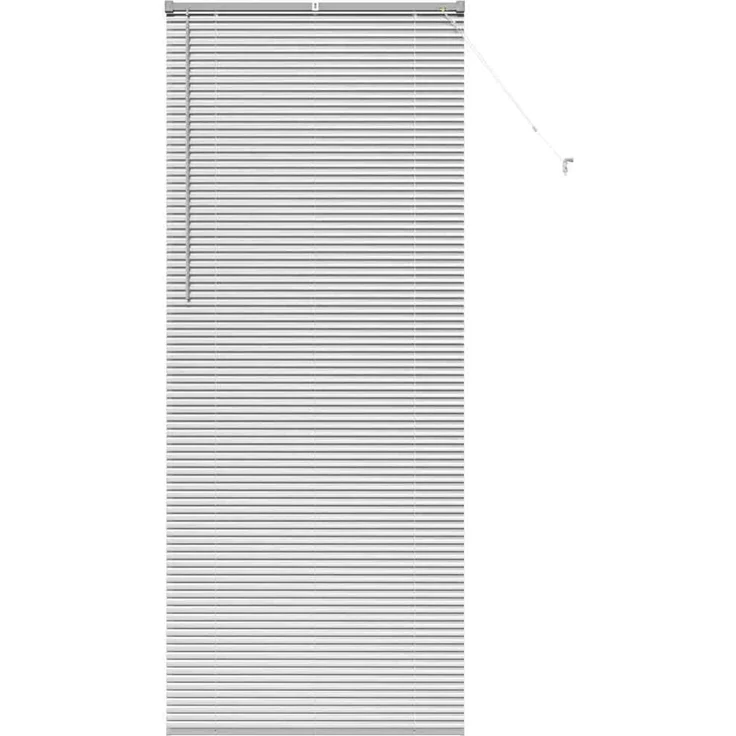 vidaXL Venezianische Jalousie Silber 220 x 90 cm 25 mm Aluminium 42005945 – Bild 2