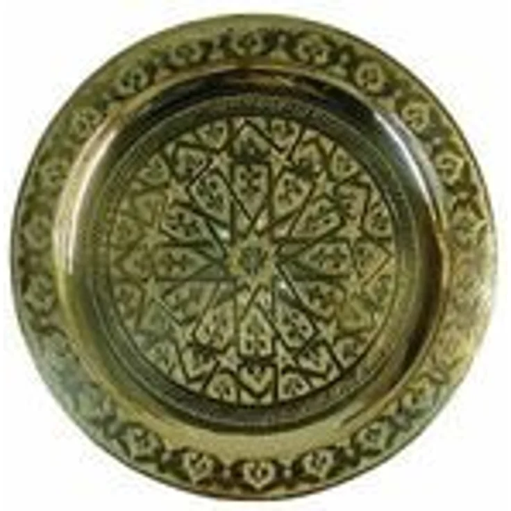 Messingtablett Karam 30 cm – Bild 1