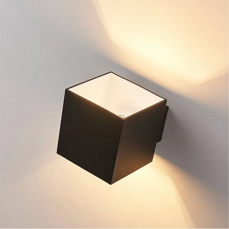 Arcchio Wandleuchte Zuzana, Metall, Schwarz IP20, 1x8 W LED – Bild 3