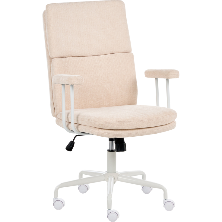 Bürostuhl VERO Stoff Hellbeige – Bild 4