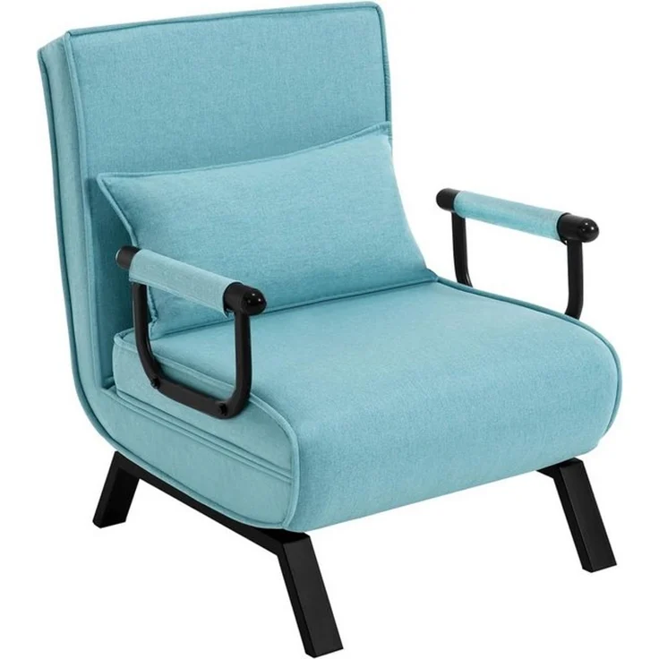 Woltu Schlafsofa, 1 Teile, Schlafsessel 3 in 1, mit Bettfunktion, Sofabett Gästebett – Bild 4