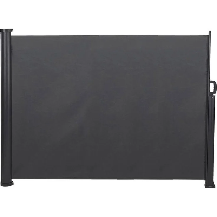 Brixy Ausziehbarer Windschutz – 300 x 140 cm – ausziehbar – Rollbar – Sonnenschutz – Garten, Strand, Terrasse, Balkon, Camping - Sichtschutz – Seitenmarkise – Wetterfest - Anthrazit – Bild 1
