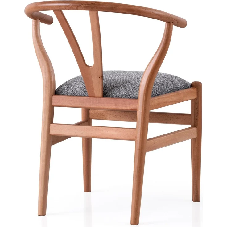 Skye Decor 'Magma - 4402' Stuhl, Eiche / Hellblau, 57 x 78 x 58 cm – Bild 2