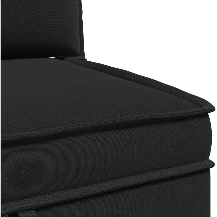 vidaXL Ecksofa mit Stauraum Schwarz Samt 42027093 – Bild 8