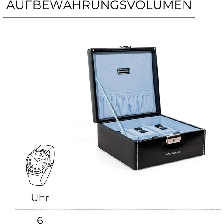 Friedrich23 Uhrenbox Bond für 6 Uhren – Bild 2