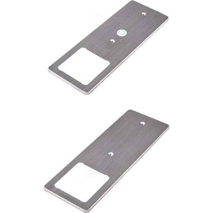 kalb LED Unterbauleuchte LED Unterbauleuchten Edelstahl gebürstet 5W - mit Touch-Dimmfunktion, 2er Set neutralweiß, neutralweiß – Bild 4