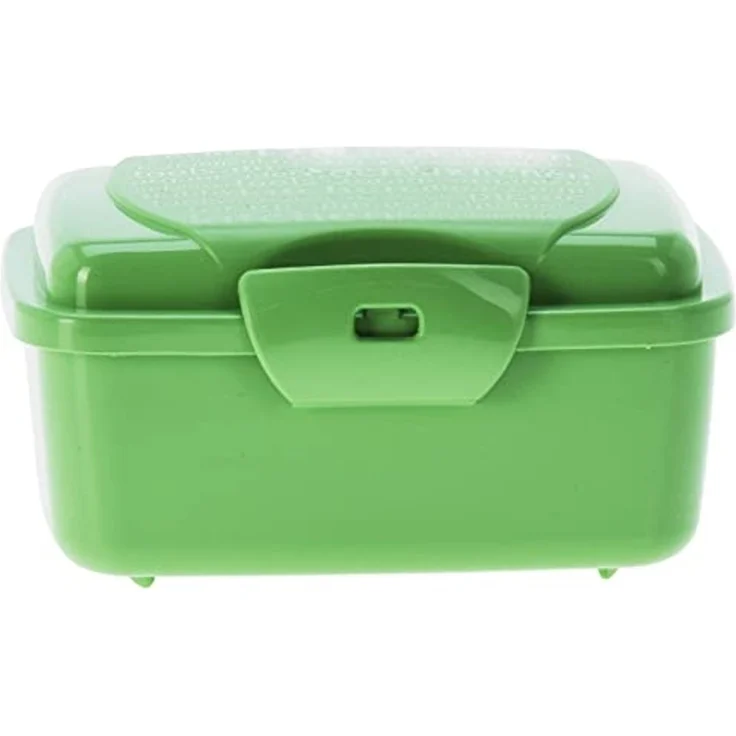 HAC24 Lunchbox Mini Snackbox Aufbewahrungsdose Küche Obst Gemüse Vesperdose, Kunststoff, (6-tlg), 350 ml mit Klick Verschluss – Bild 4