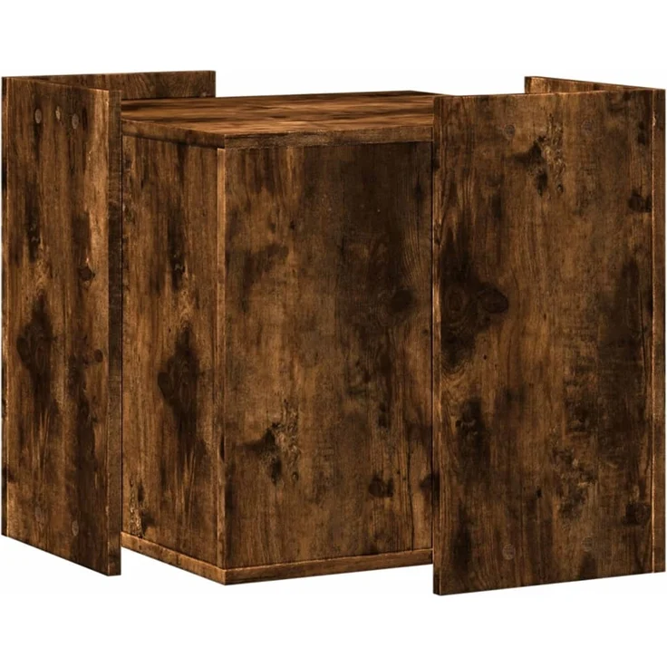 vidaXL Katzenklo Räuchereiche 53x53x51 cm Holzwerkstoff 857755 – Bild 5