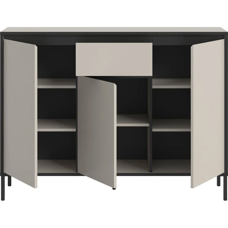 Newroom Kommode Kaschmir 136 cm, Kommode Kaschmir Elegant Sideboard Highboard Schlafzimmer Anrichte. – Bild 4