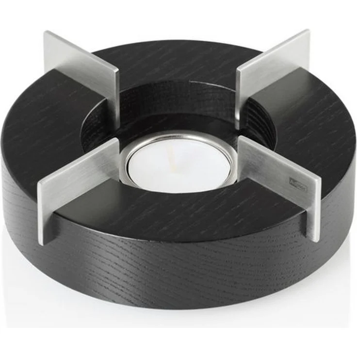AdHoc Kannenstövchen Tuto, (1-tlg), Speisewärmer und Kannenstövchen aus Holz & Edelstahl 14,5 cm – Bild 4