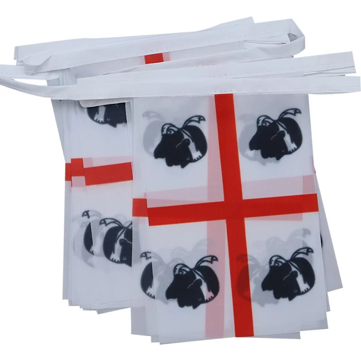 AZ FLAG - Fahnenkette Sardinien 6 Meter Mit 20 Flaggen - 21x14 cm - Sardinien Girlande Flaggenkette 14x21 Cm