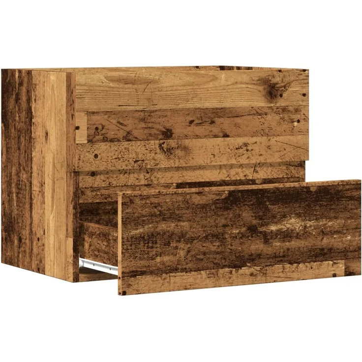 Badschrank Altholz-Optik 60 x 38,5 x 45 cm Holzwerkstoff – Bild 7