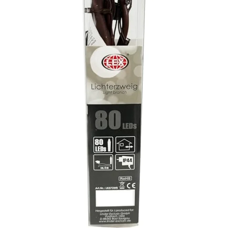 Lichterzweige / Dekozweig braun mit 80 LEDs – Bild 5