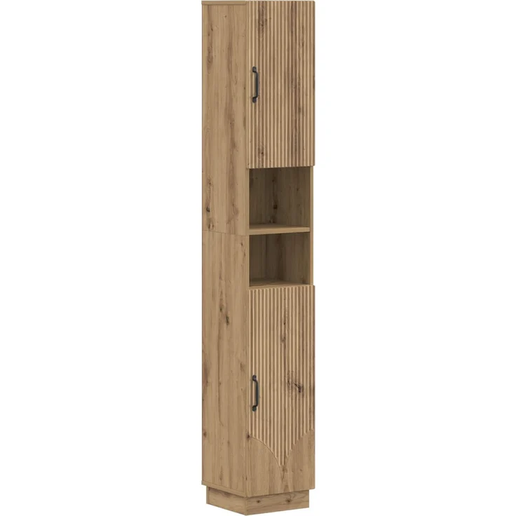 vidaXL 4-teiliges Badezimmer-Schrank-Set HOORN Artisan-Eiche 3417962 – Bild 6