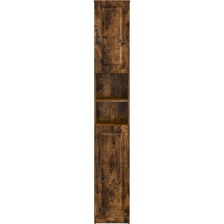 vidaXL Badezimmerschrank mit offenem Regal UTRECHT Raucheiche 897700 – Bild 3
