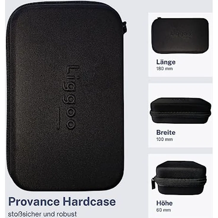 Provance Organizer Schutztasche für One Blade 180x100x60 mm Schwarz (L), EVA Material – Bild 6