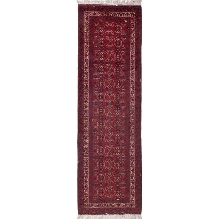 Läufer Afghan - Buchara - 285x82 cm - rot – Bild 1