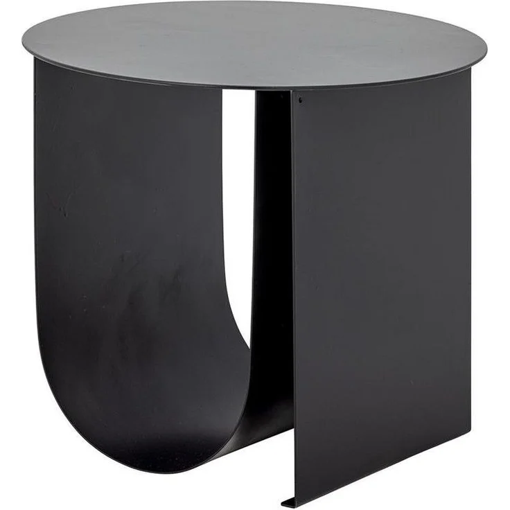 Bloomingville Beistelltisch Cher, Schwarz Metall 43x38cm modernes schlichtes Design – Bild 1