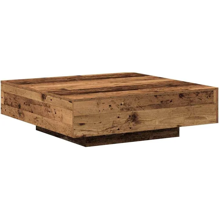 vidaXL Couchtisch Altholz 100 x 100 x 31 cm 863003 – Bild 1