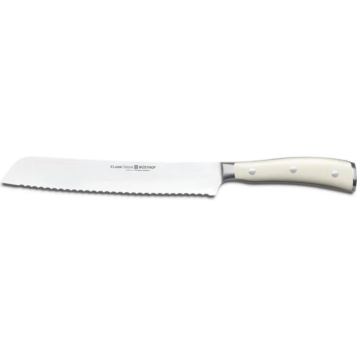 Wüsthof Brotmesser Classic Ikon crèmeweiß (Klingenlänge: 20 cm)