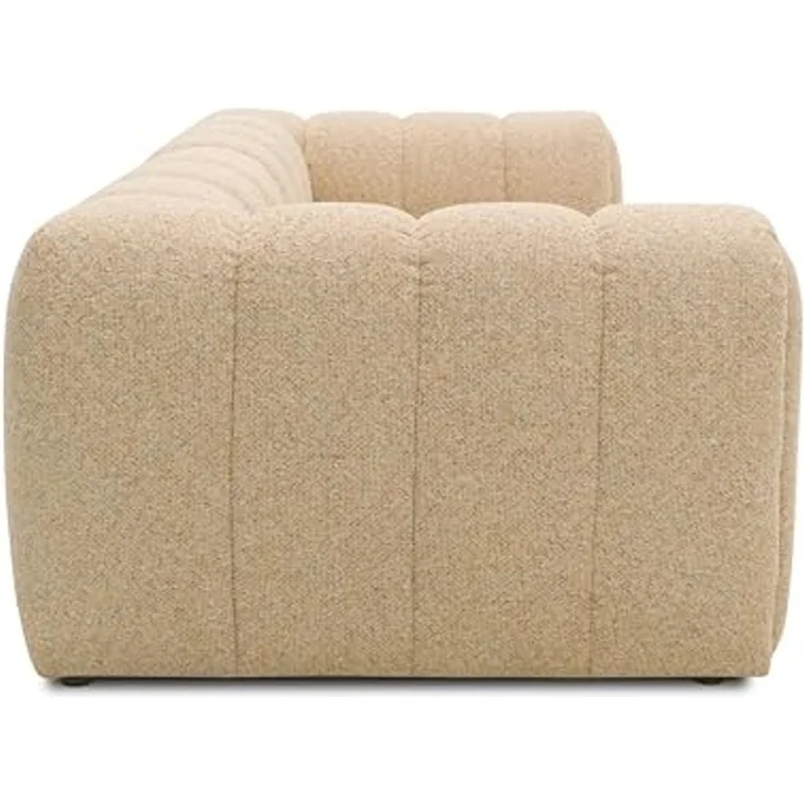 DOMO. collection Sofa 800 020, 3-Sitzer Bigsofa mit Taschenfederkern, 3er Couch, Modulsofa, Polstergarnitur, 118 x 254 x 69 cm (BxTxH), beige – Bild 4
