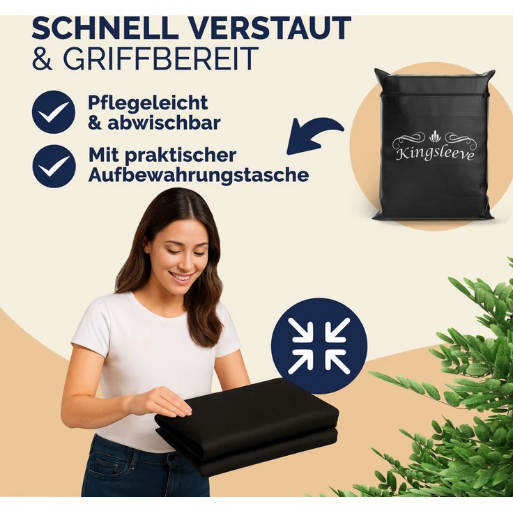 Kingsleeve® Sonneninsel Abdeckung Ø190x90/50cm – Bild 7