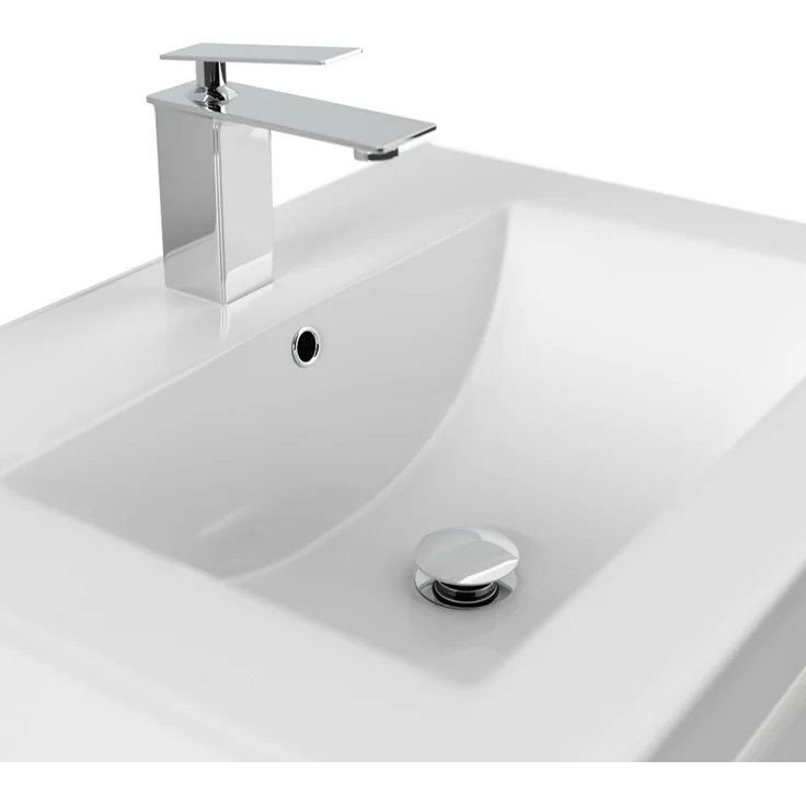 Badmöbel Firenze 60 SoftClose weiss hochglanz : Weiss hochglanz – Bild 5