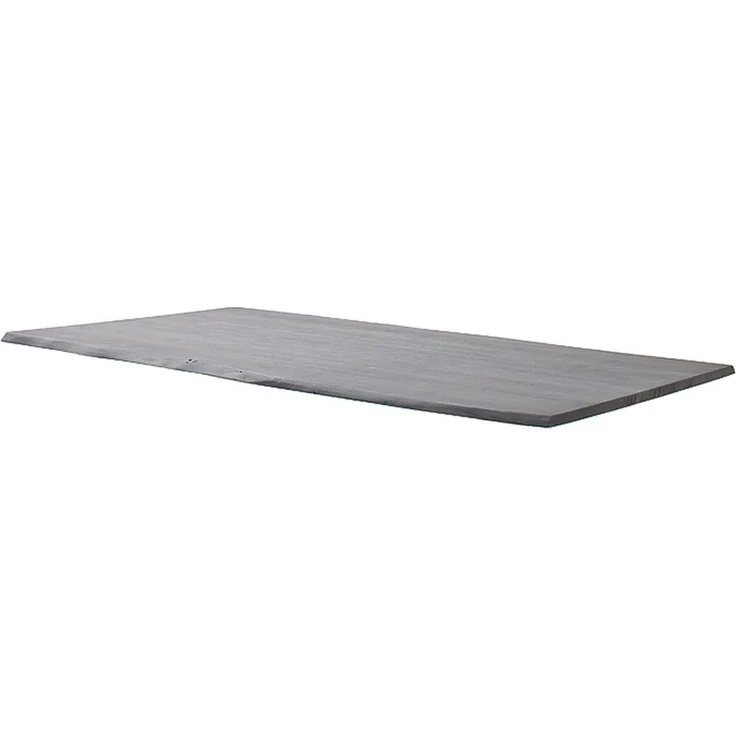 Baumkantentisch >Calabria< in Akazie grau lackiert - 180x76,5x90 (BxHxT) – Bild 3
