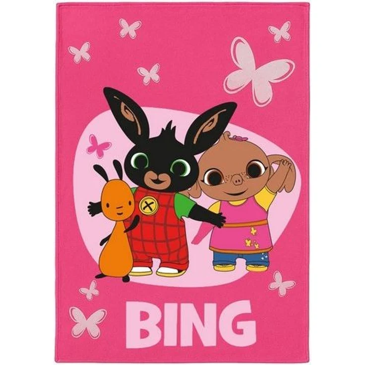 Bing Decke Weiche Fleecedecke 100x150 cm für Kinder & Erwachsene – Bild 2