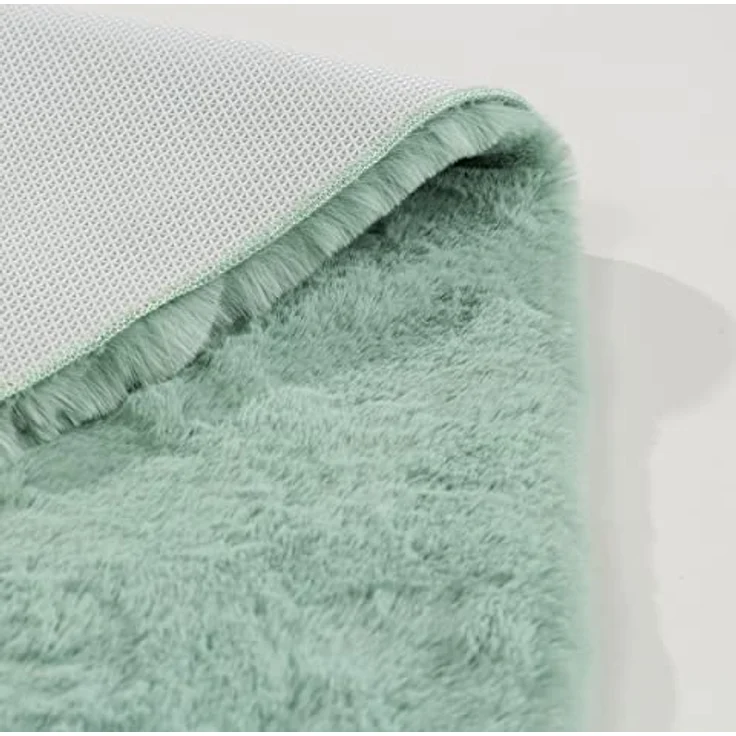 Schöner Wohnen Kollektion Badteppich 'Bali' mint, 60 x 90 cm, rutschhemmend, waschbar bei 30°C, pflegeleicht, für Fußbodenheizung geeignet – Bild 4