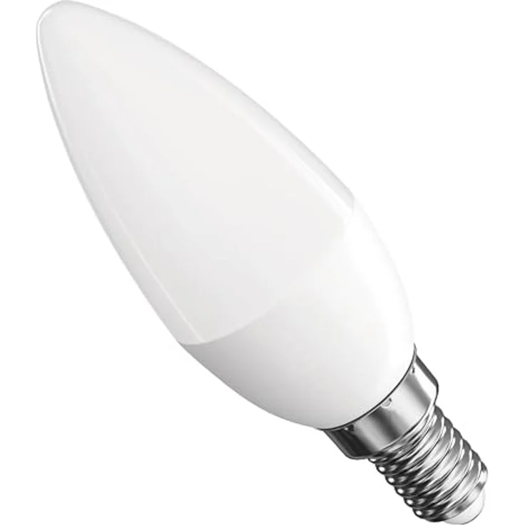 EMOS LED Lampe Candle, 6,5W Ersatz für 60W Glühbirne, Kerzenlampe mit E14 Sockel, Helligkeit 806 lm, Neutralweiß 4000 K, 30000 h Lebensdauer, CRI min. 80, 240° Abstrahlwinkel – Bild 2
