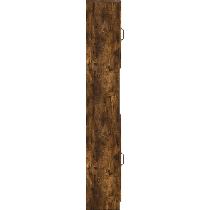 vidaXL Badezimmerschrank mit offenem Regal UTRECHT Raucheiche 897700 – Bild 4